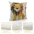 thumbnail image 4 of Orinice  Lion Home Decor Pillow Cover, Pillowcase, Cushion Cover and Decorative Throw Pillow Cover for Nursery and Kid's Room (Natural Color, Not White), 4 of 5