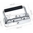 thumbnail image 3 of 2 Pcs Poignées Pliantes en Acier Inoxydable 110 X 41mm, Argent, 3 of 5