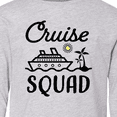 thumbnail image 4 of Inktastic Cruise Squad with Vector Cruise Ship and Palm Trees Long Sleeve Youth T-Shirt, 4 of 5
