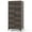 Mix Brown, variant on Spaco 62 Inch Wicker Wardrobe with 2 Doors PE Rattan Closet with Hanging Rod-Brown, Storage Organizer for Bedroom, Non-Woven Fabric Cover