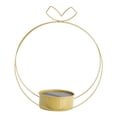 thumbnail image 4 of Cesta de flores decorativa de metal con soporte, elegante decoración festiva DIY, regalo ideal, centro de mesa, estante de flores para comedor, hotel Manzana con espuma, 4 of 8