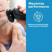 Philips Norelco Shaving Heads for Shaver Series 7000 and Angular-Shaped Series 5000, 1 Pack, 3 Pieces SH71/52
