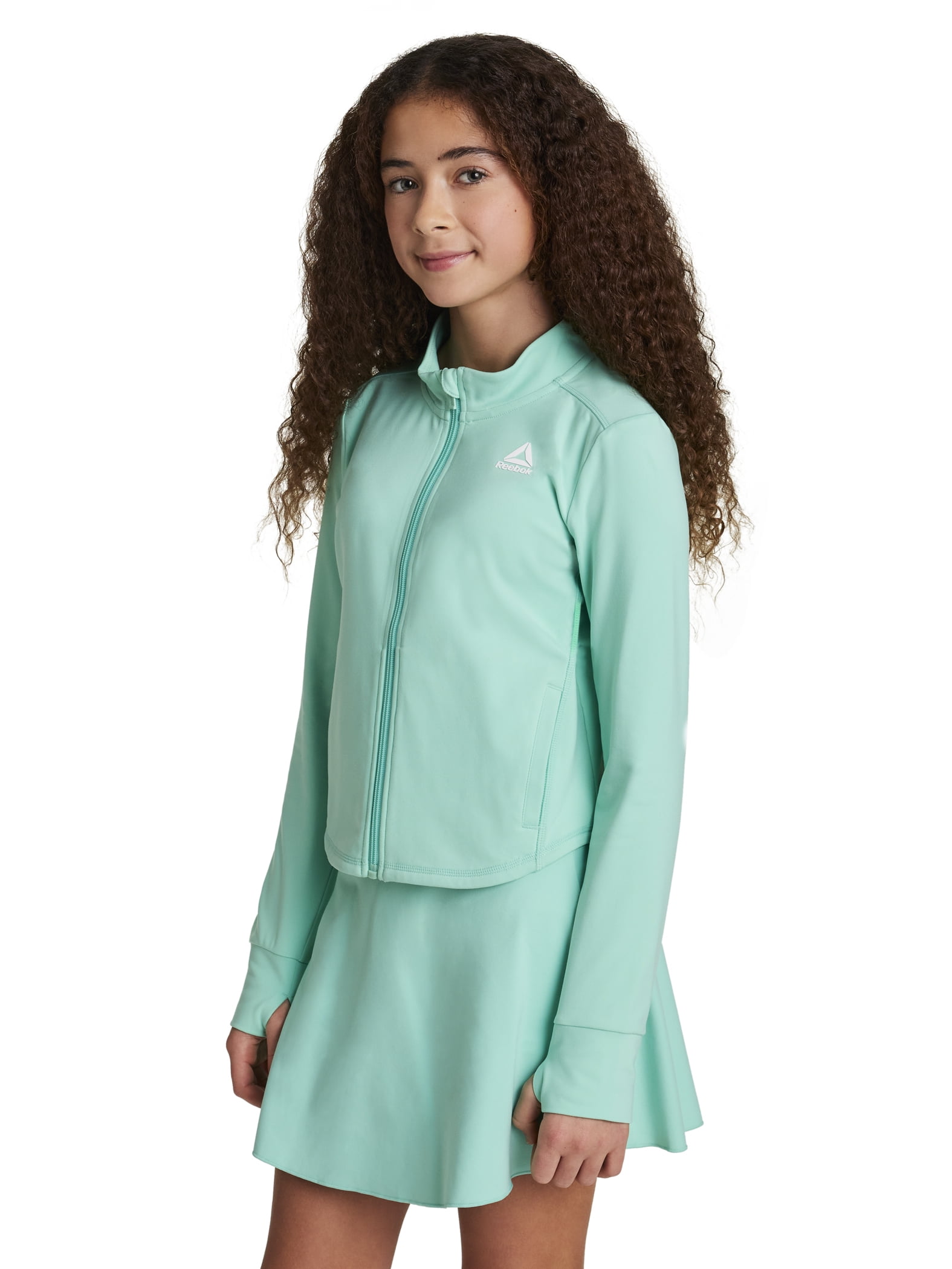 Reebok Girl's Courtside Performance Jacket, Sizes 4-18