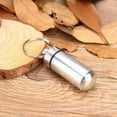 thumbnail image 1 of Medincin Box Mini Keychain Mini Medicine Container Waterproof Medicine Container Keychain Medicine Container Keychain Storage Box Case Medicine Mini Aluminum Pill Box Case  Bottle, 1 of 3