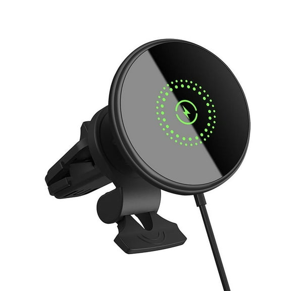 Magnetic Fast Charging Car Phone Holder Stand Wireless Charger 20W Type-C