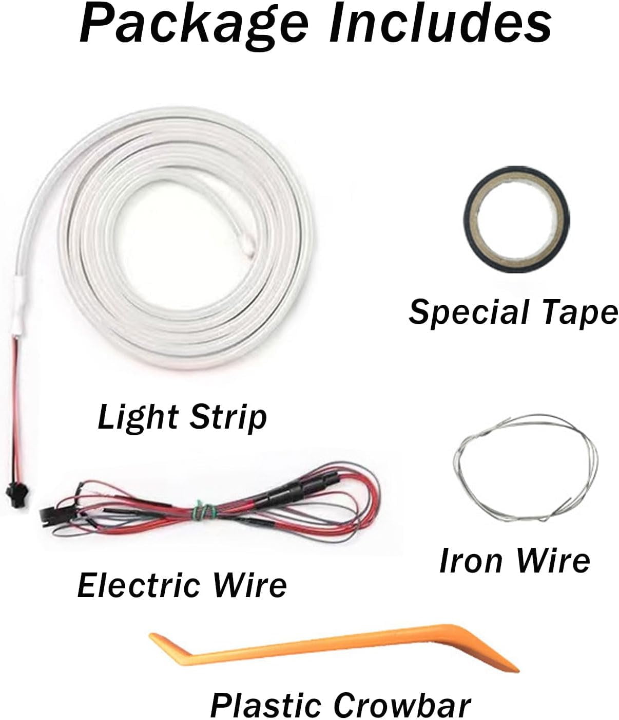 Dynamic Flowing Car Trunk Light Strip, 2025 New Trunk Cargo Ambient Lighting, Led Strip Lights for Interior Illumination Decorations, Invisible Installation