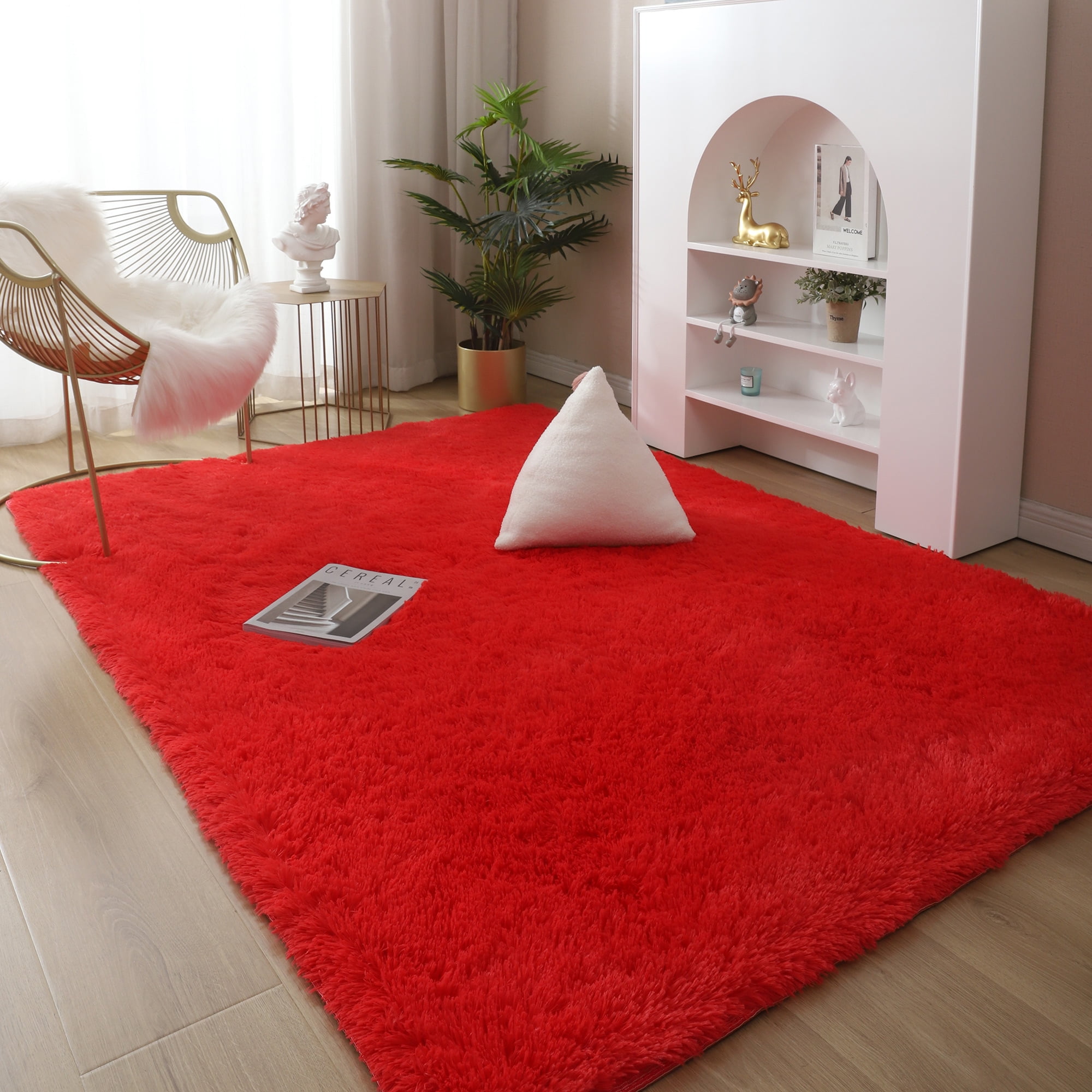 YouLoveIt Soft Fluffy Area Rugs for Bedroom Living Room Shaggy Floor