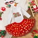 thumbnail image 2 of Feliz Navidad Bebé recién nacido Niñas Navidad Romper Tutu Vestido Traje Recién Nacido Infante 1er Princesa Romper Vestido, 2 of 5