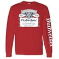 thumbnail image 1 of Budweiser 809686-xlarge Budweiser Sleeve Print Long Sleeve Shirt - Extra Large, 1 of 1