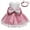 Hot Pink, variant on EINCcm Ball Gown Dresses for Girls, Lace Bowknot Birthday Party Wedding Gown Princess Dresses for Toddler Kids Baby Girl, Hot Pink,12-18 Months