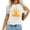 White, variant on Dad Birthday Girl First Trip Around The Sun Galaxy Cute Women's Top with Graphic Print, Short Sleeve Tee