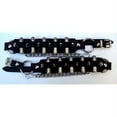 thumbnail image 5 of Biker Boots Boot Chains Black Topgrain Leather with Spikes & Bullets, 5 of 6
