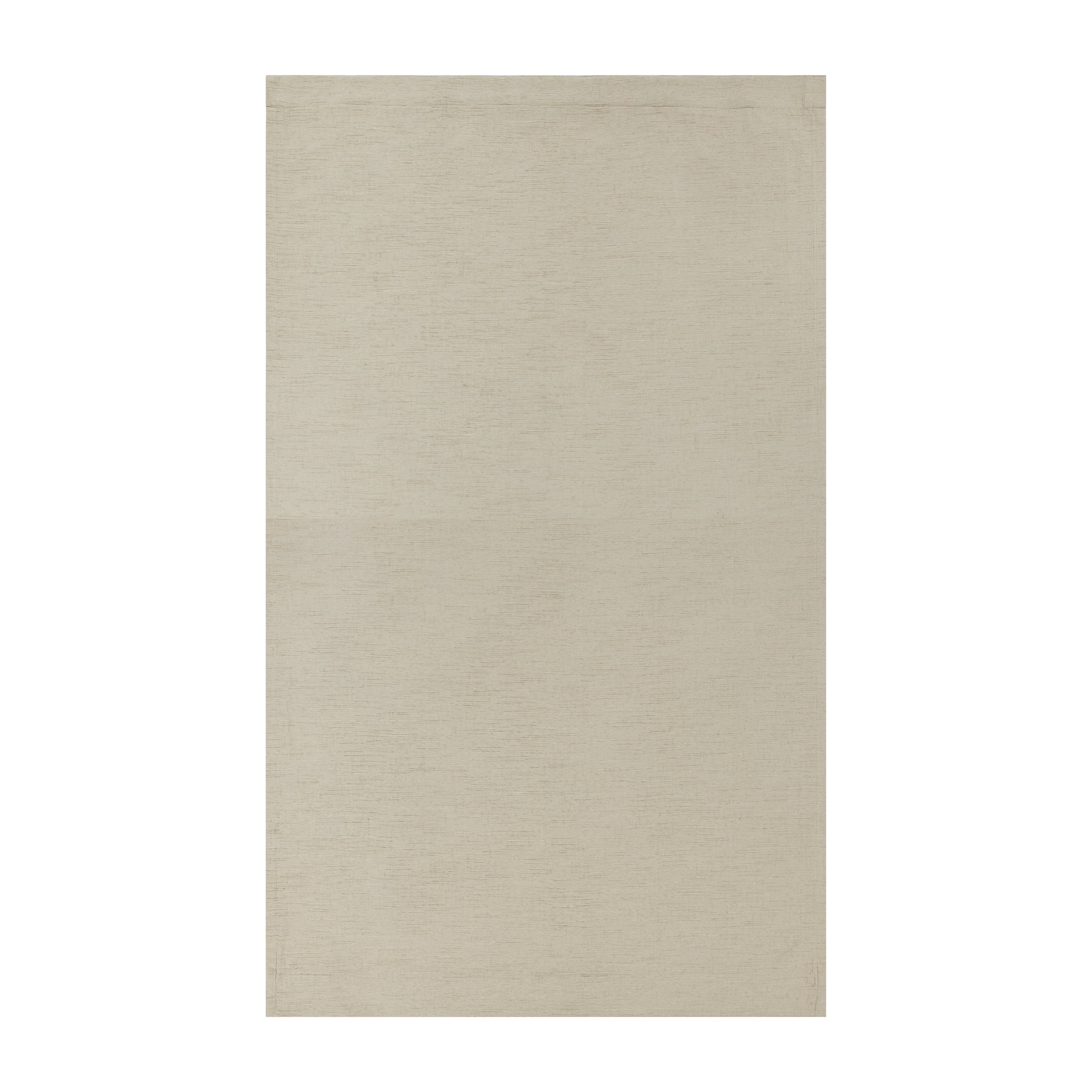 Better Homes & Gardens Textured Solid Chenille Light Filtering Single Curtain Panel, Beige, 50 in W x 84 in L