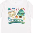 thumbnail image 4 of Inktastic Happy Chrismukkah Boys or Girls Long Sleeve Toddler T-Shirt, 4 of 5