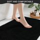 thumbnail image 2 of Alfombras de baño B BENRON, extra suaves y absorbentes, negras, 2 of 7