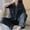 Black, variant on LADIGASU Womens Home Wear Pajamas Women Two-Piece Suit Long Sleeve Pants Pajama Set Homewear