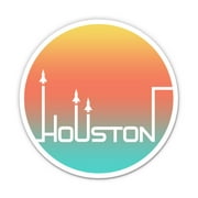 Houston Space Center - 3" Vinyl Sticker - For Car Laptop Water Bottle Phone - Waterproof Decal