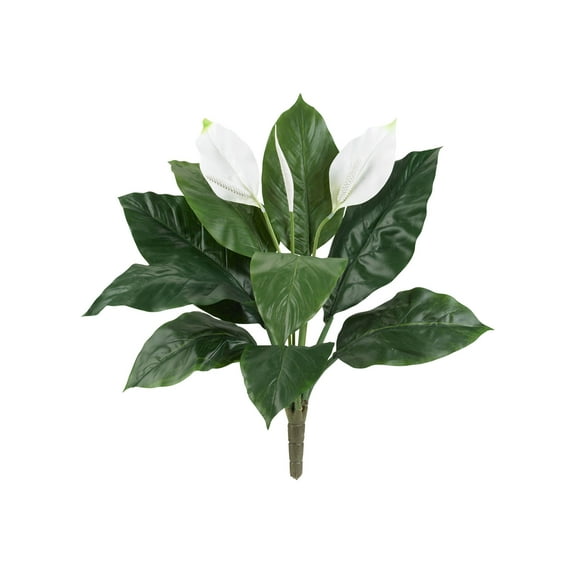 Nearly Natural 24in. Spathiphyllum Artificial Plant (Set of 3), Green