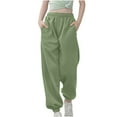 thumbnail image 2 of Tiijoy Little Girls Casual Active Sweatpants High Rise Loose Fit Jogger Pants, Sizes 5-6, 2 of 5