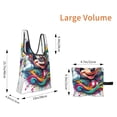 thumbnail image 4 of Mickey Mouse Cadeau pour Femmes, Sacs de Courses Réutilisables Mignons Dessin Animé Pliables Ripstop, Sacs de Courses Réutilisables Lavables en Machine Extra Larges 50LBS pour Épicerie, 4 of 7