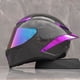 thumbnail image 2 of Casco de motocicleta con patrón de fibra de carbono, personalidad, para hombres y mujeres, cobertura total, carreras de motocicletas, ala trasera grande, capacidad 3C, 2 of 4