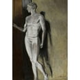 thumbnail image 2 of Jacek Malczewski 14x18 Black Ornate Wood Framed Double Matted Museum Art Print Titled - Study of a Classical Sculpture, 2 of 5