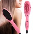 thumbnail image 4 of Peine alisador de cabello eléctrico Sincero calentamiento rápido rosa 220 V, 4 of 9