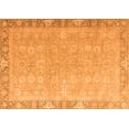 thumbnail image 1 of Ahgly Company Indoor Rectangle Oriental Orange Modern Area Rugs, 8' x 10', 1 of 4