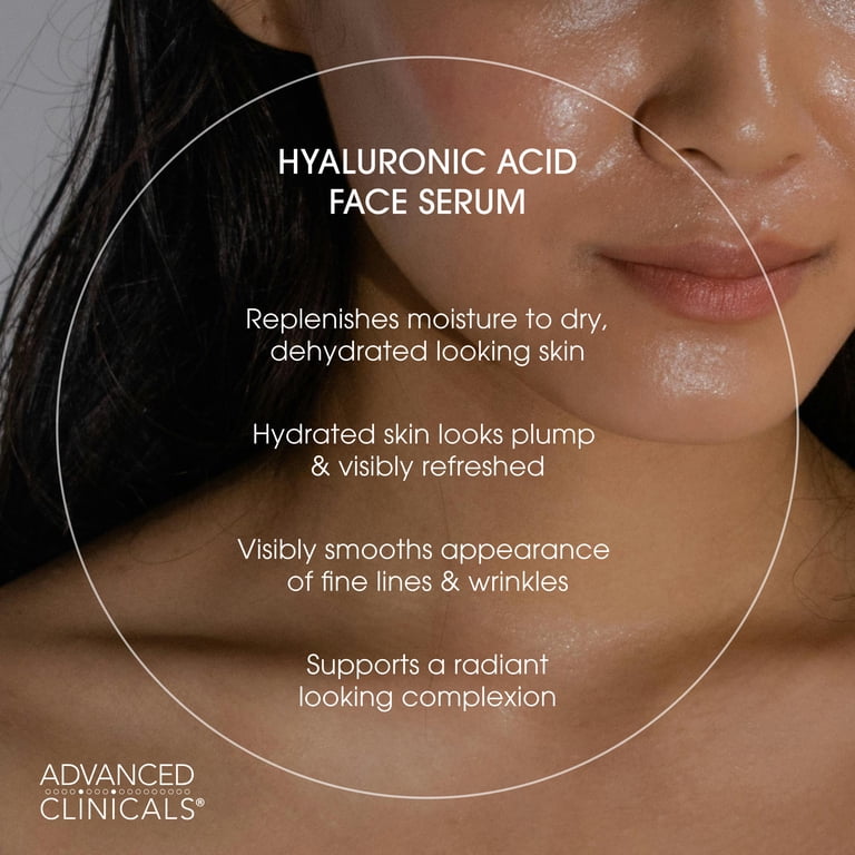 Advanced Clinicals Hyaluronic Acid Face Serum, 1.75 fl oz photo 6