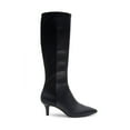 thumbnail image 3 of Aerosoles Epic2 Women's Stretch Knee-High Boots Color: Black Pu Size: 7, 3 of 4