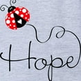 thumbnail image 2 of CafePress - Ladybug Hope - Cute Infant Baby Football Bodysuit, 2 of 3