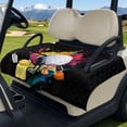 thumbnail image 3 of Whosucclay Golf Ball Splash Pattern Golf Cart Seat Cover Towel, 4 Convenient Pockets for Club Car EZGO Yamaha Carts, Breathable Fabric 51.18 x 30.3 inches, 3 of 9