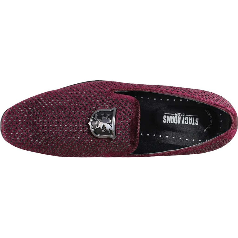 Stacy adams hot sale burgundy shoes