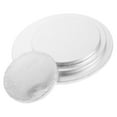 thumbnail image 4 of Mobutofu 4 Pcs Planches à Gâteau Rondes Argent Support de Cuisson pour Mariages et Fête d'Anniversaire, 4 of 8