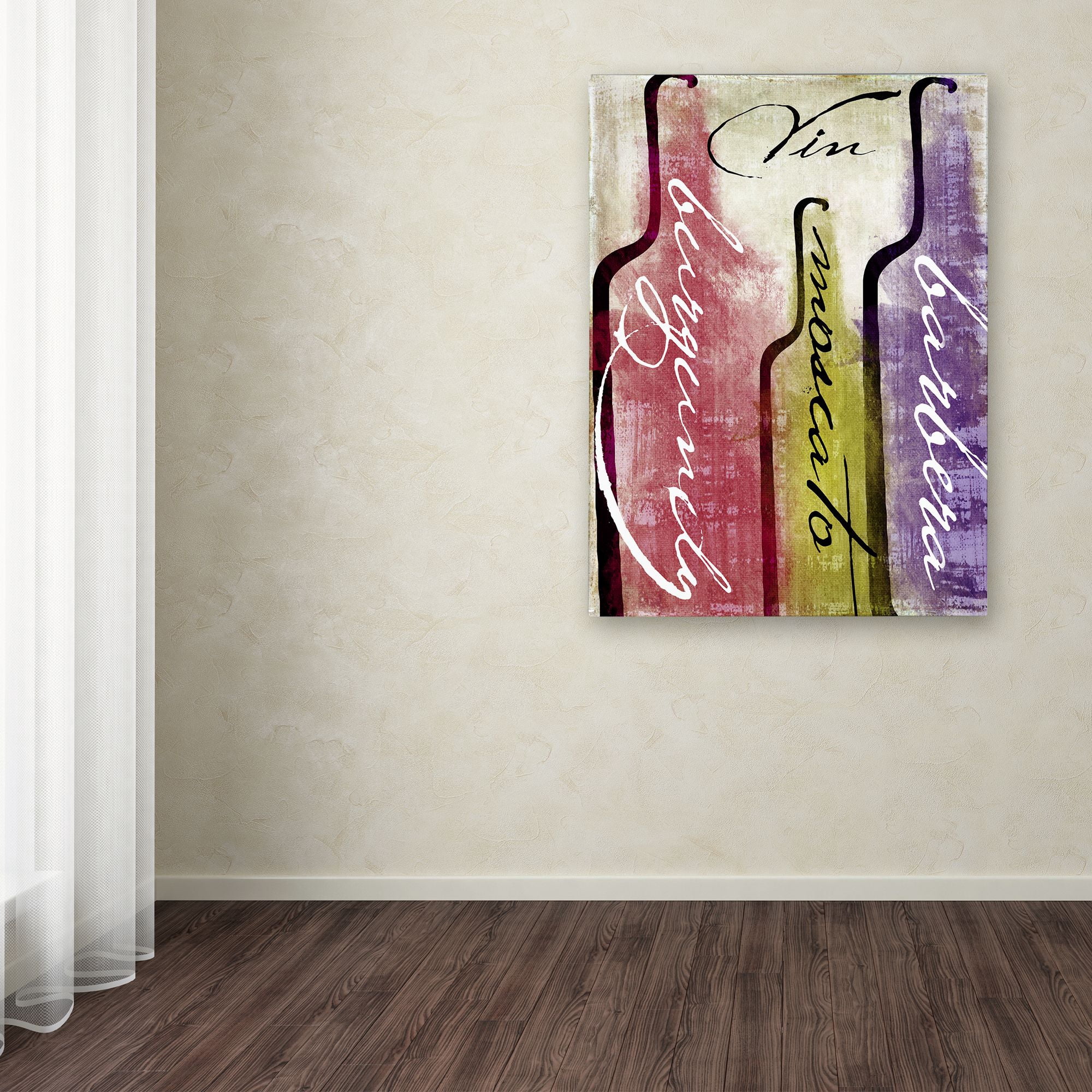 Trademark Fine Art "Wine Tasting II" Canvas Art by Color Bakery