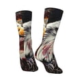 thumbnail image 3 of Goofa Retro American Eagle A Printed Men's Crew Socks, Soft Durable Breathable Moisture-Wicking with Odor Control Cotton socks, 3 of 9