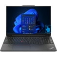 thumbnail image 2 of Lenovo Thinkpad E16 Gen 1 Home/Business Laptop (Intel i5-1335U 10-Core, 16.0in 60 Hz Touch Wide UXGA (1920x1200), Intel UHD, 16GB RAM, Win 10 Pro) with Microsoft 365 Personal , Dockztorm Hub, 2 of 7
