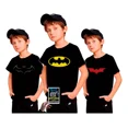 thumbnail image 1 of Kit 3 Playeras Batman - Logo Batman + Sticker De Regalo, 1 of 3