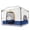Navy Blue, variant on Camping Cube, compatible with pop-up canopy tents, converts a 10x10 straight-leg canopy into a camping inner tent. Fully ventilated roof (canopy and frame not included).