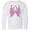 AA-White, variant on Inktastic Breast Cancer Awareness with Butterfly Ribbon Words Long Sleeve Youth T-Shirt
