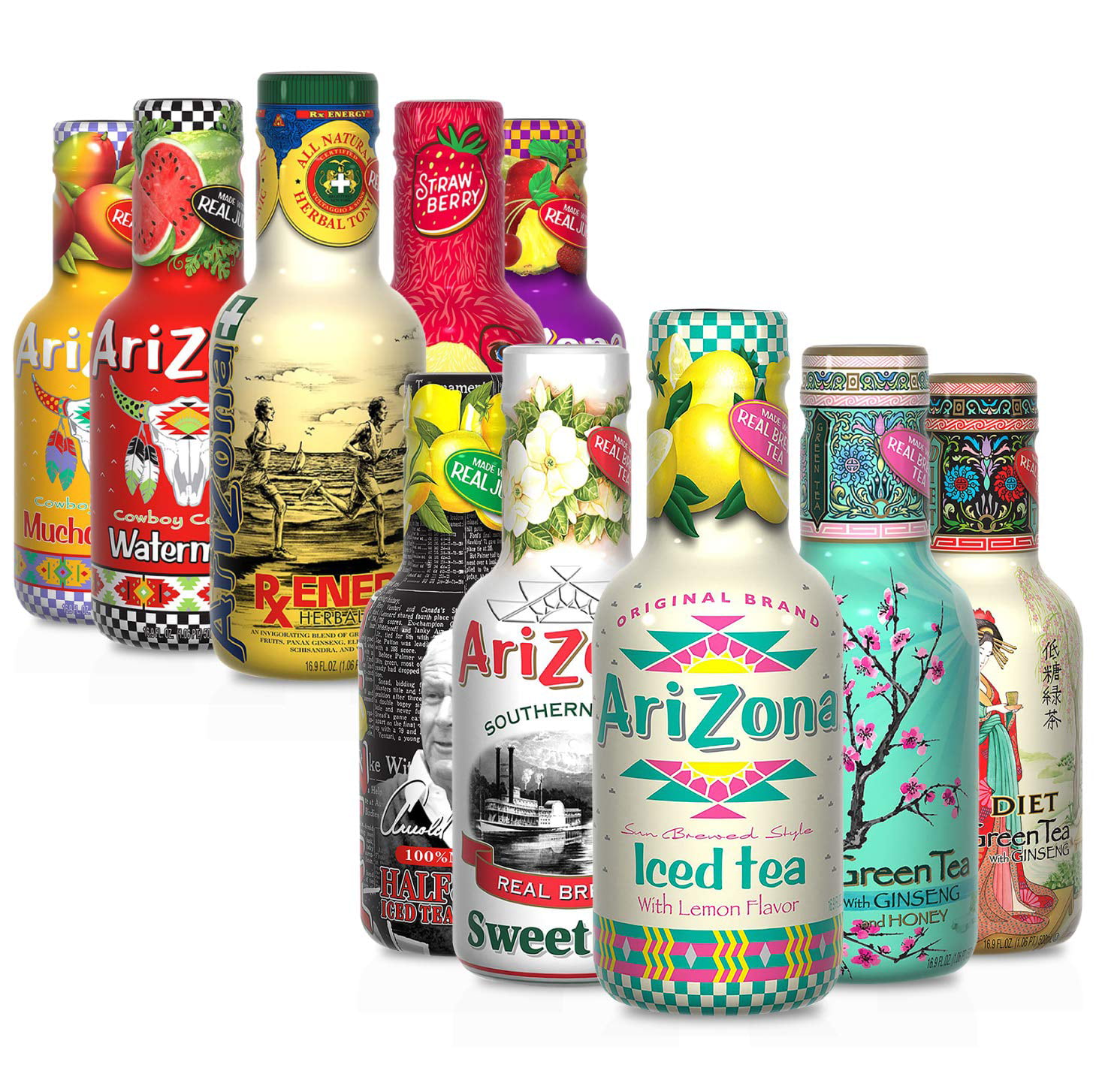 Arizona Tea And Juice Variety Pack Includes Flavors Fl Oz