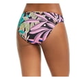 thumbnail image 2 of BAR III Women's Multi Color Stretch Moderate Coverage Shirred Hipster Swimsuit Bottom L, 2 of 3