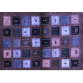 thumbnail image 1 of Ahgly Company Indoor Rectangle Abstract Blue Contemporary Area Rugs, 8' x 10', 1 of 4
