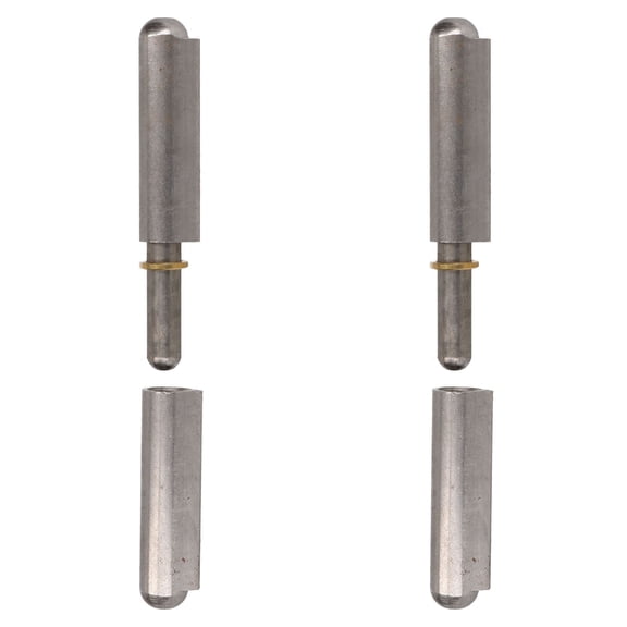 2 Pack Lift Off Bullet Hinge Weld On Brass Bush 20x180mm Heavy Duty Industrial