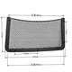 thumbnail image 1 of Caja de almacenamiento lateral para maletero de coche, marco de plástico ABS, soporte de bolsa de malla para asiento, SUV, RV, hogar, marino, 1 of 1