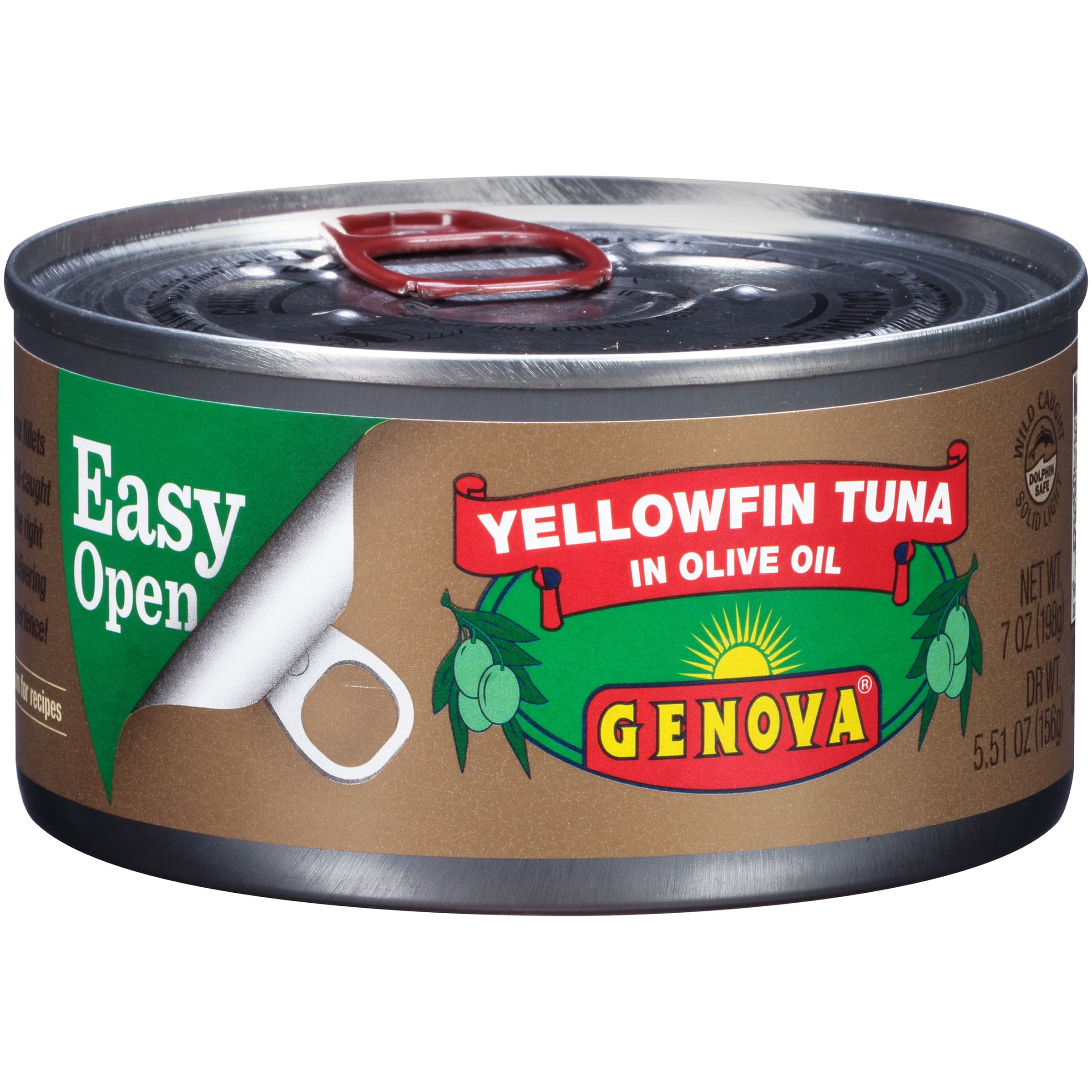 Genova® Yellowfin Tuna in Olive Oil 7 oz. Can