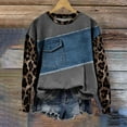 thumbnail image 1 of Xuyuer Womens Casual Fashion Sweatshirts Loose Pullover Sweatshirt Long Sleeve Crewneck Tops, 1 of 5