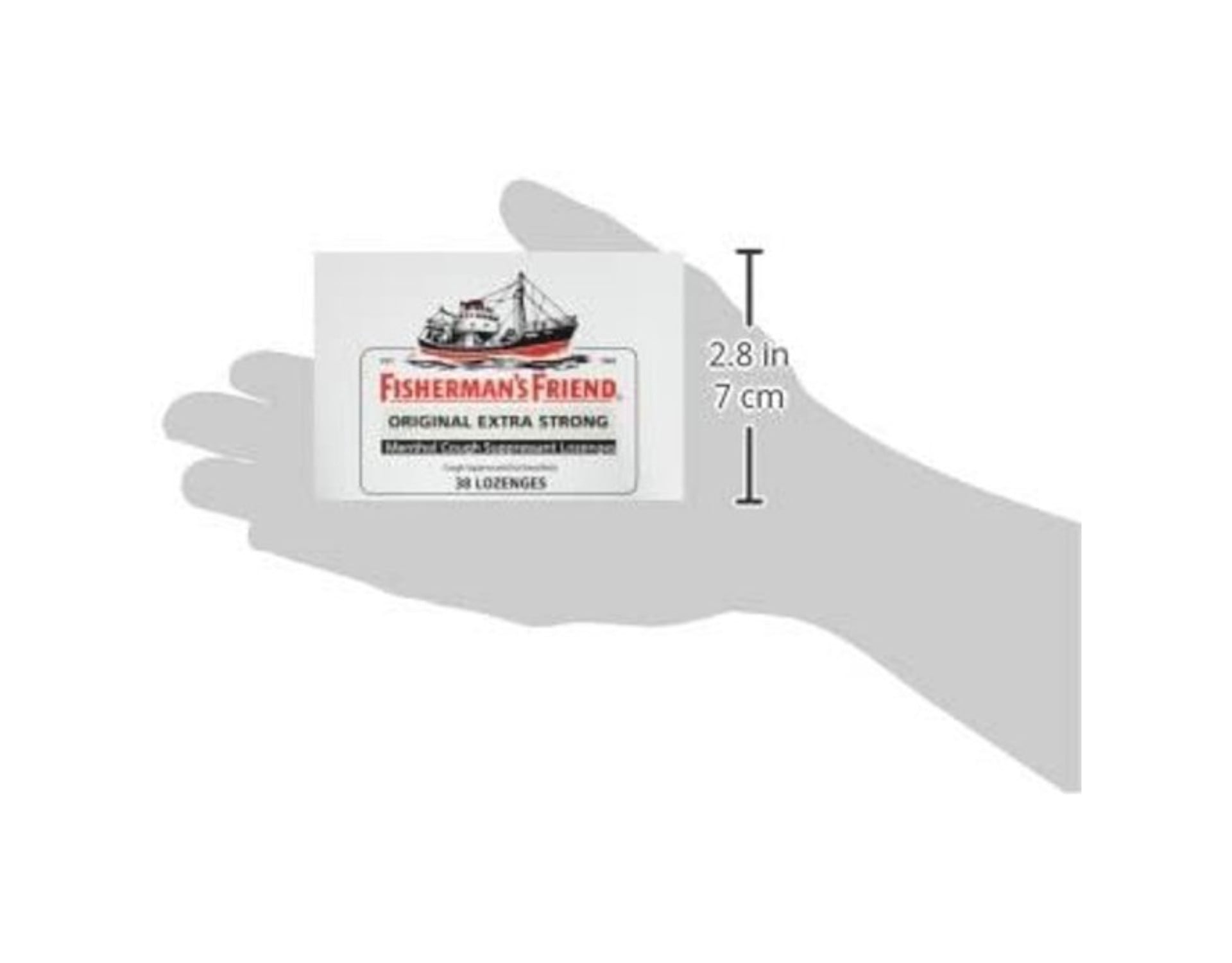 Fisherman's Friend Extra Strong Menthol Cough Lozenges, 20ct, 24-Pack