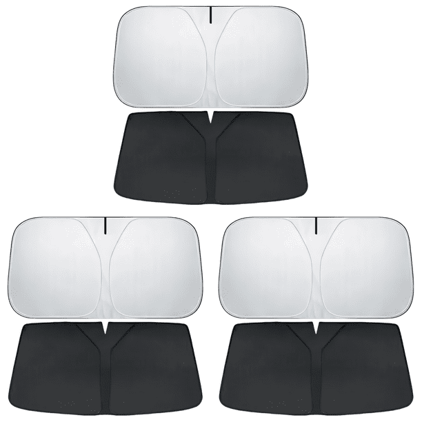 Parasol para parabrisas delantero aislamiento térmico plegable Tesla Model X 2016-2024
