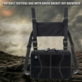 thumbnail image 3 of Adjustable Chest Rig Waist Bags Hip Hop Cross Shoulder Bag Safety Black (Outdoor Casual Bag), 3 of 8